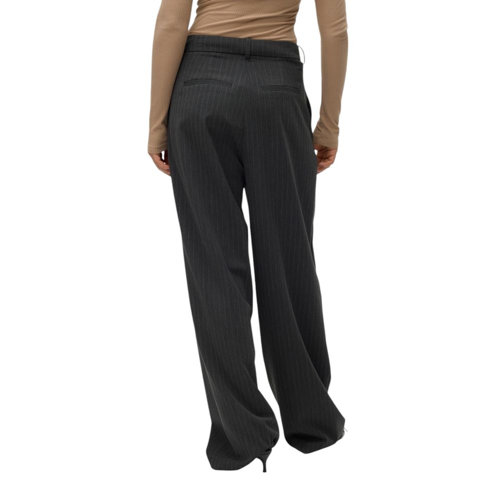 Vero Moda Gray Polyester Pant