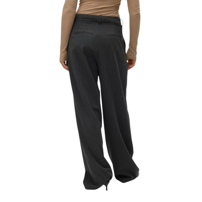 Vero Moda Gray Polyester Pant