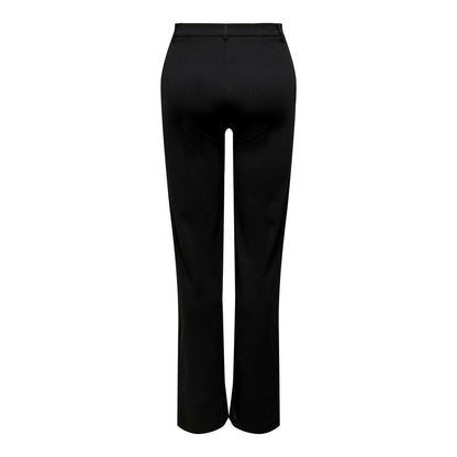 Jacqueline De Yong Black Elastane Casual Pants