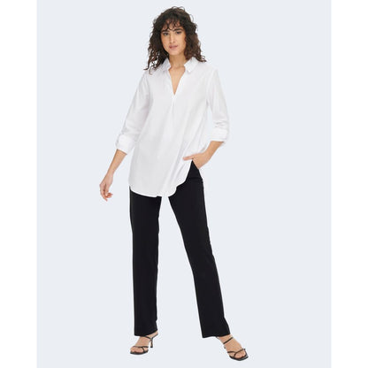 Jacqueline De Yong Black Elastane Casual Pants