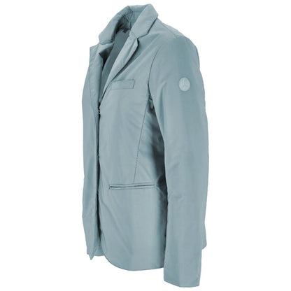 People Of Shibuya Light Blue Polyester Women Jacket