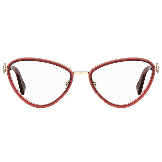 Moschino Burgundy Metal Glasses (Frames)