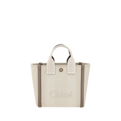 Chloé Beige Cotton Shoulder Bag