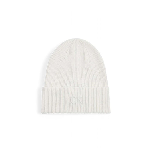 Calvin Klein White Organic Cotton Caps Baseball Hat