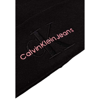 Calvin Klein Jeans Black Cotton Cap (Baseball Hat)