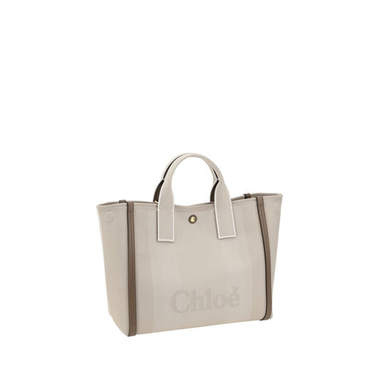 Chloé Beige Cotton Handbag