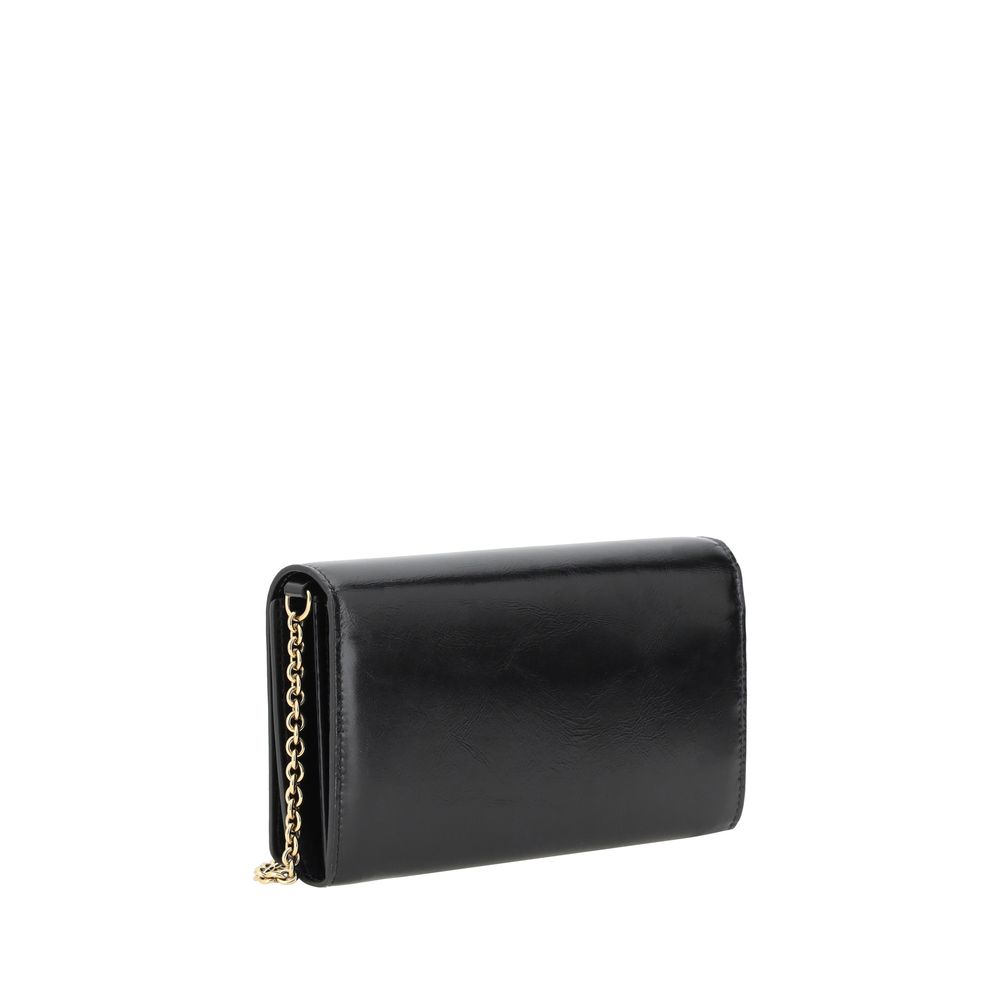 Chloé Brown Calf Leather Bos Taurus Clutch Bag