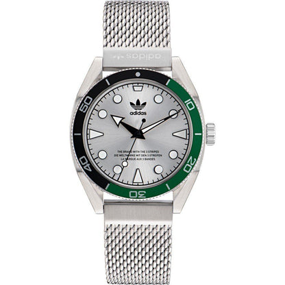 Adidas Gray Stainless Steel Dress Watch