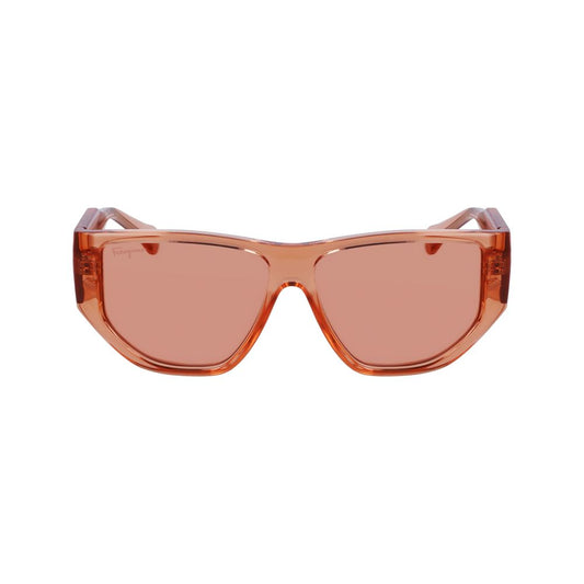 Ferragamo Orange Injected Sunglasses