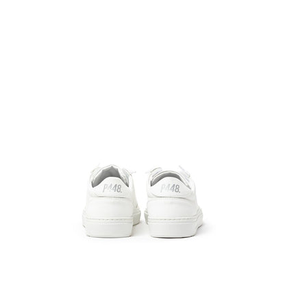 P448 White Leather Athletic Sneakers