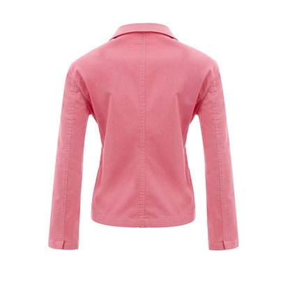 Lardini Elegant Pink Cotton Jacket for Her