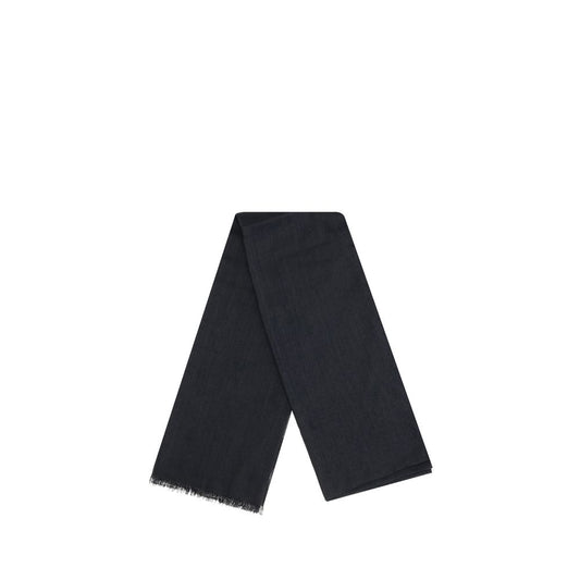 Brunello Cucinelli Black Cashmere Scarf