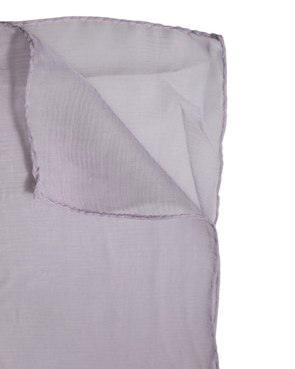 Dolce & Gabbana Purple Silk Rectangle Wrap Shawl Scarf