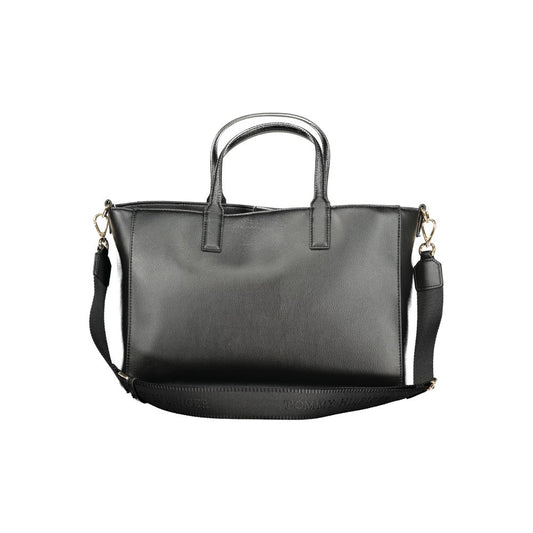 Tommy Hilfiger Black Polyester Women Handbag