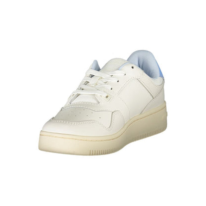 Tommy Hilfiger White Leather Women Sneaker