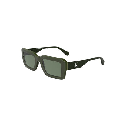 Calvin Klein Green Acetate Women Sunglasses