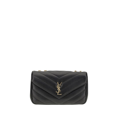 Saint Laurent Black Calf Leather Bos Taurus Shoulder Bag
