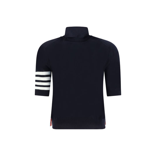 Thom Browne Blue Polyamide Turtleneck