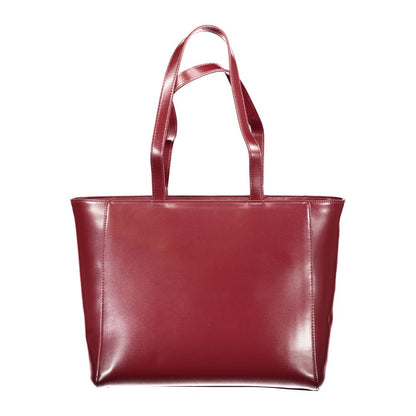 Mario Valentino Red Polyethylene Women Handbag