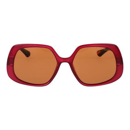 Guess Burgundy Plastic Sunglasses