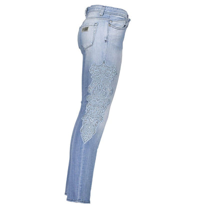 Just Cavalli Blue Cotton Jeans Denim