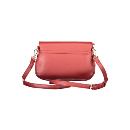 Mario Valentino Red Polyethylene Women Handbag
