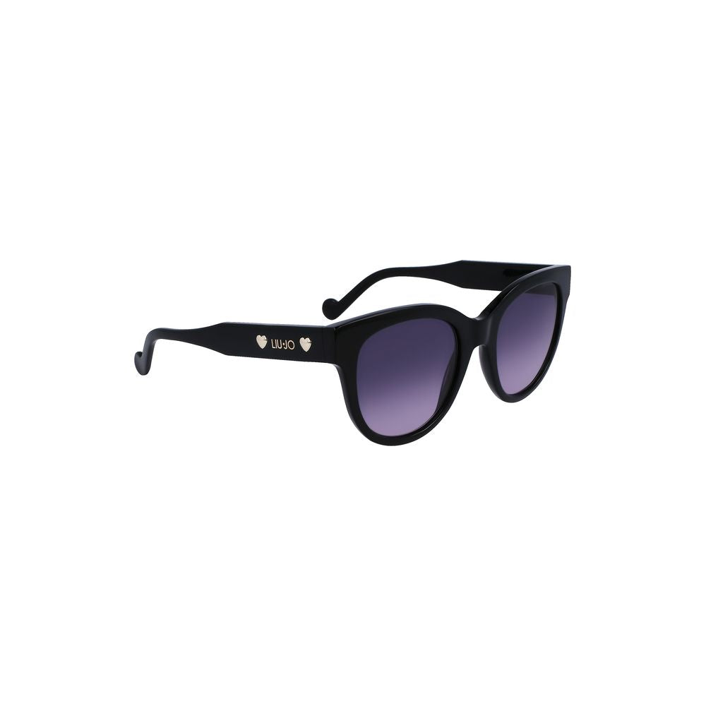 Liu Jo Black Acetate Women Sunglasses