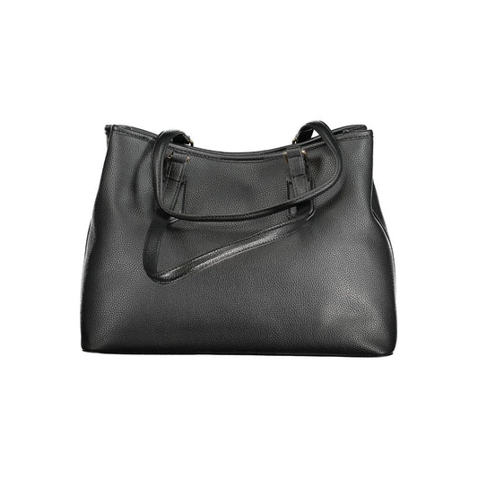 Mario Valentino Black Polyethylene Women Handbag