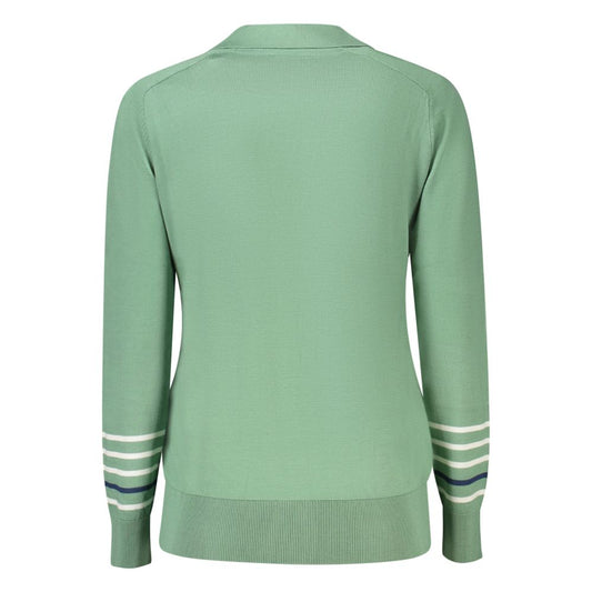North Sails Green Cotton Women Sweater