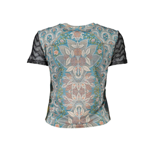 Desigual Blue Polyester Women T-Shirt