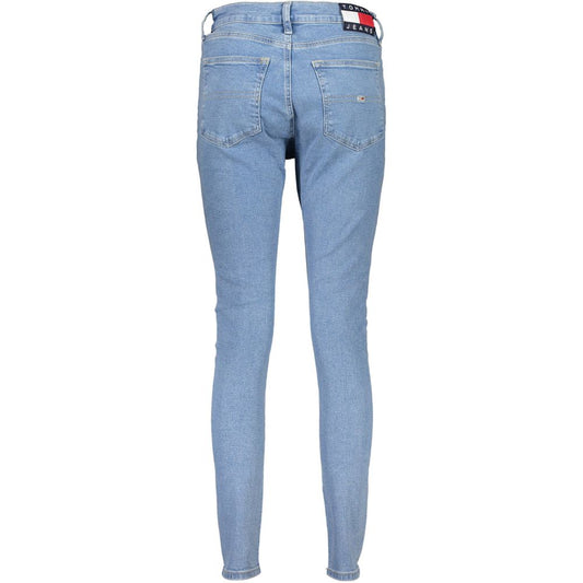 Tommy Hilfiger Blue Cotton Women Skinny Jean