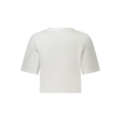 Fila White Cotton T-Shirt
