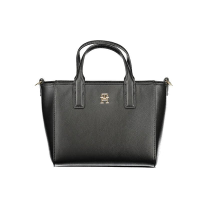 Tommy Hilfiger Black Polyester Women Handbag