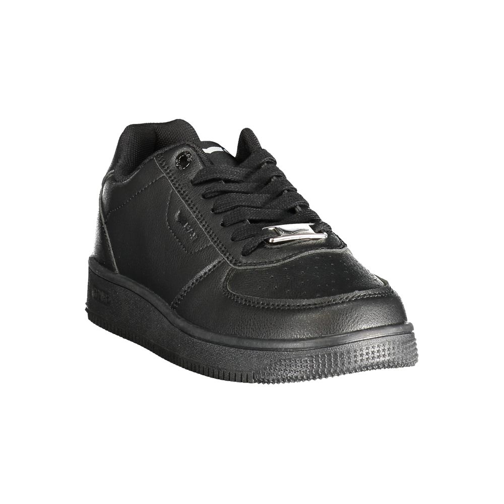 Gas Black Polyester Women Sneaker
