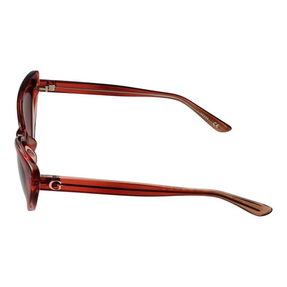 Guess Burgundy Plastic Sunglasses
