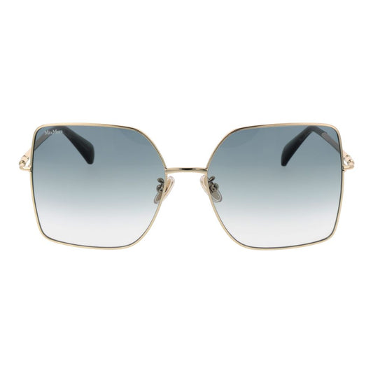 Max Mara Gold Metal Sunglasses