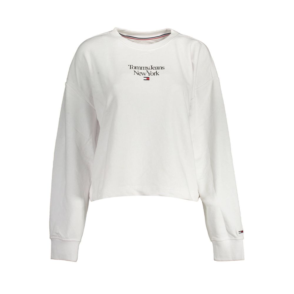 Tommy Hilfiger White Cotton Sweatshirt