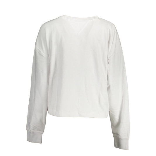 Tommy Hilfiger White Cotton Sweatshirt