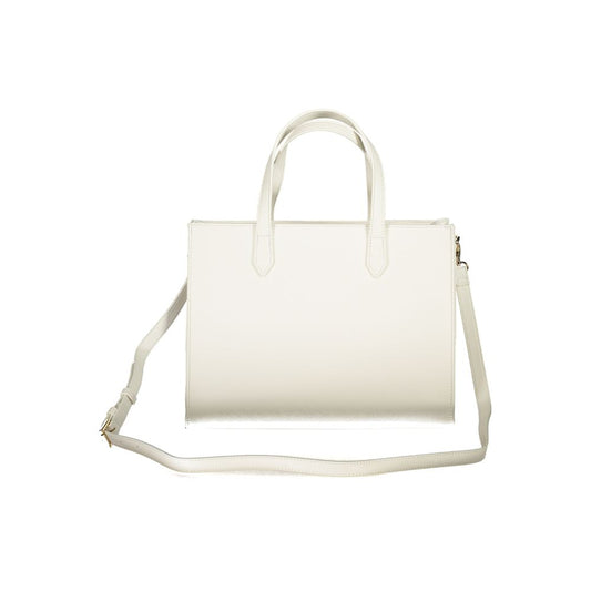Mario Valentino White Polyethylene Handbag