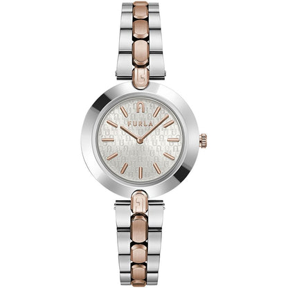 Furla Gray Stainless Steel Dress Watch