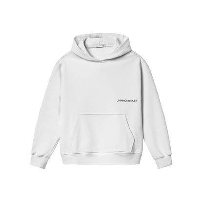 Hinnominate White Cotton Hoody