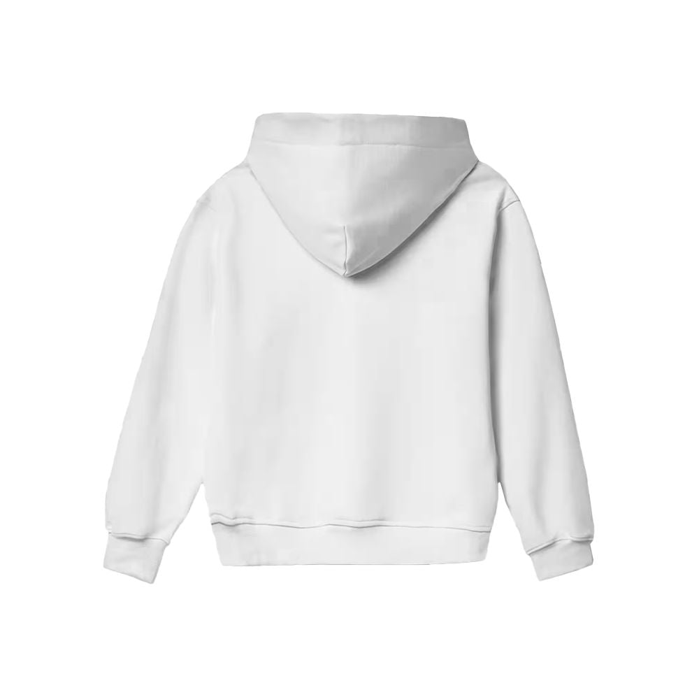 Hinnominate White Cotton Hoody