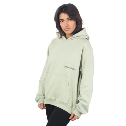 Hinnominate Green Cotton Hoody