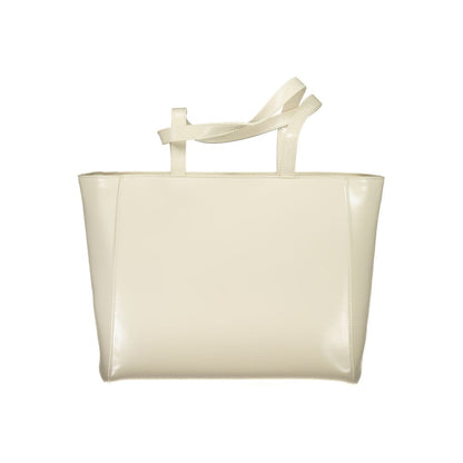 Mario Valentino Beige Polyethylene Handbag
