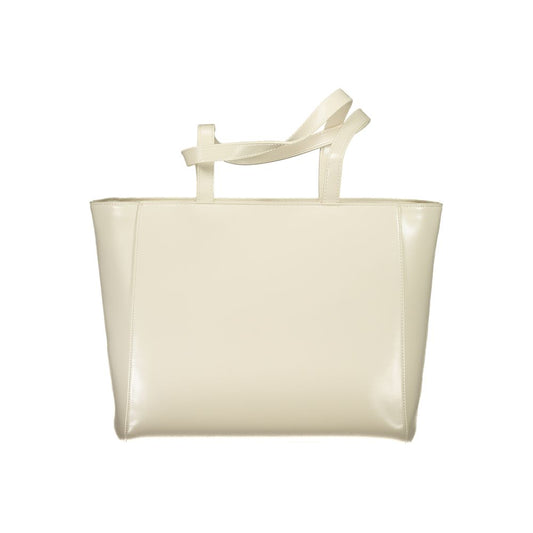 Mario Valentino Beige Polyethylene Handbag