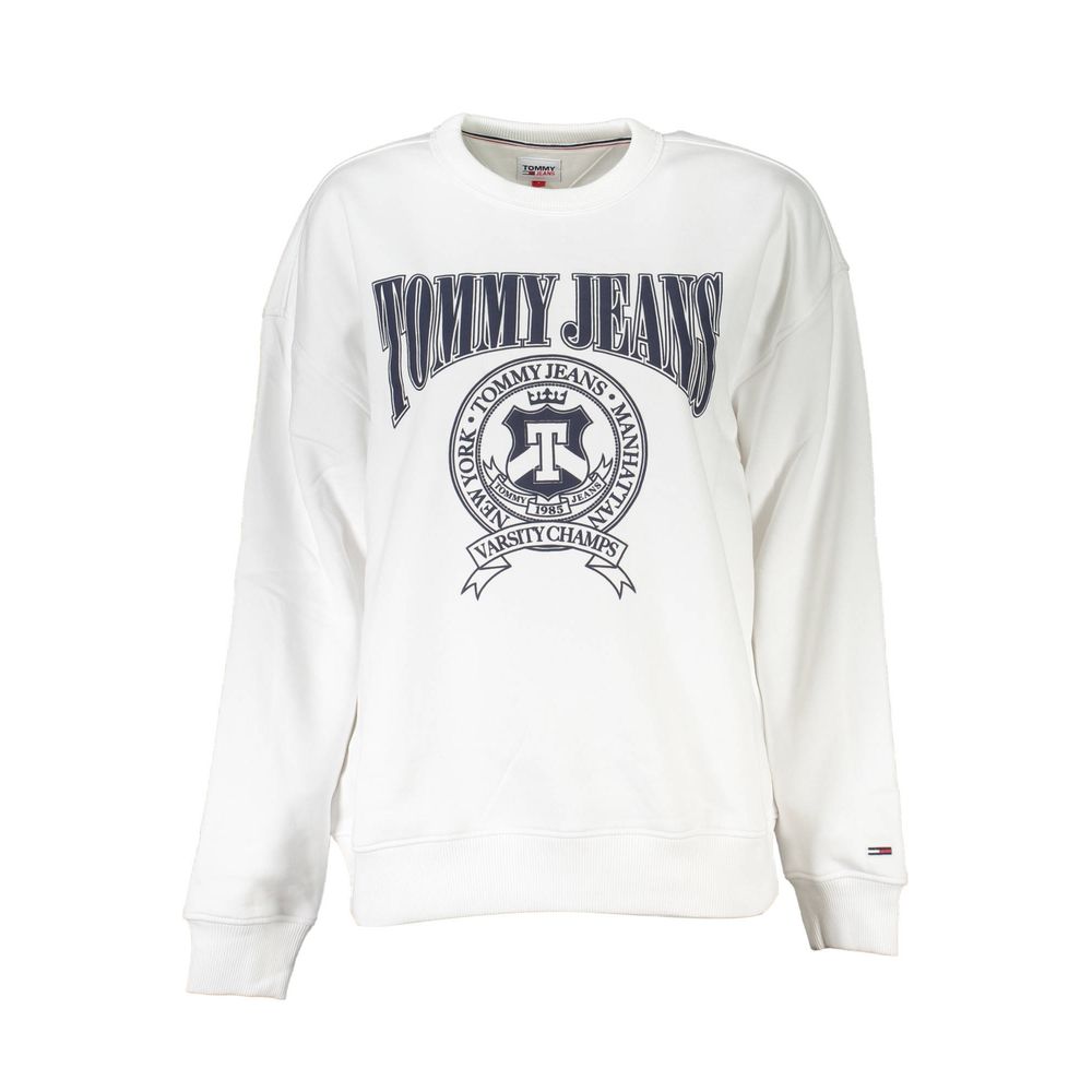 Tommy Hilfiger White Cotton Sweatshirt