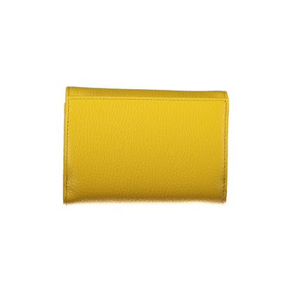 Coccinelle Yellow Leather Wallet