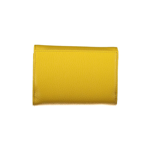 Coccinelle Yellow Leather Wallet