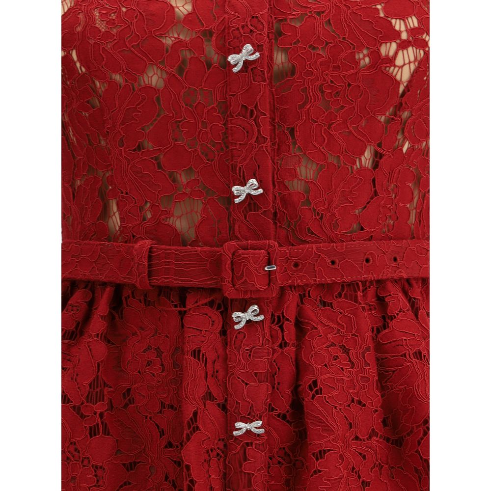 Self-Portrait Lace midi Dress