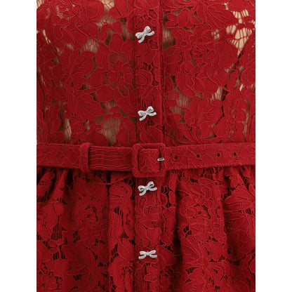 Self-Portrait Lace midi Dress